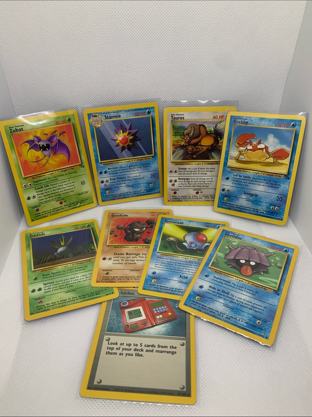 Pokémon TCG Vintage Original 1999 Base Set Card Lot Perfect Condition!!